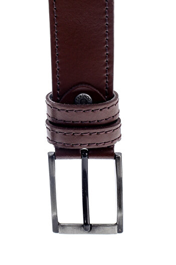 Derimod Men's Brown Leather Belt 000A2D1212118