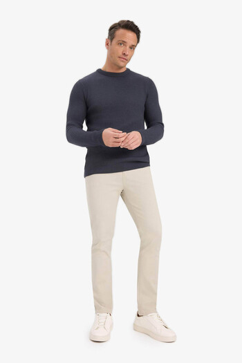 DeFacto Anthracite Men's Sweater C8814Ax/Ar184