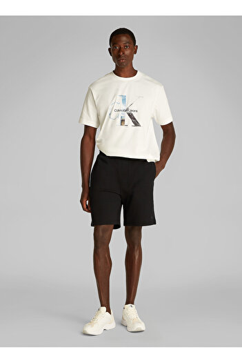 Calvin Klein % 100 Pamuk Regular Fit Yüksek Bel Cepli Short J30J327531BEH Erkek SHORT J30J327531 BEH