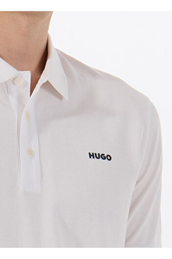 HUGO Düz Bej Erkek Polo T-Shirt 50466182_Donos222 10231467 01