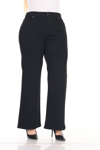 Era Lisa Regular Cut Straight Leg High Waist Women's Plus Size Jeans
