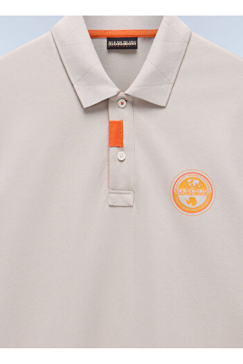 Napapijri NP0A4ID3N1P1-E-CLANIS SS Gri Relaxed Erkek T-Shirt
