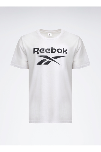 Reebok Ανδρικό μπλουζάκι με στάμπα LC 9013 NEW ID CAMO TEE Λευκό με στρογγυλή λαιμόκοψη κανονική εφαρμογή