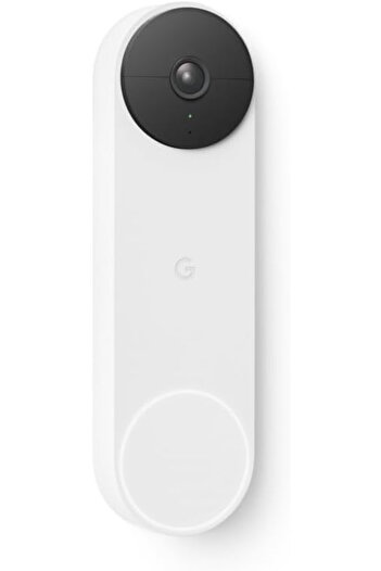 Google Nest Doorbell Battery Powered Doorbell with Video Function 960P Black/White 1 Piece