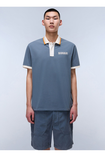 Napapijri Np0A4Ilyg1Y1-E-Murlo Ss Gray Relaxed Men's T-Shirt