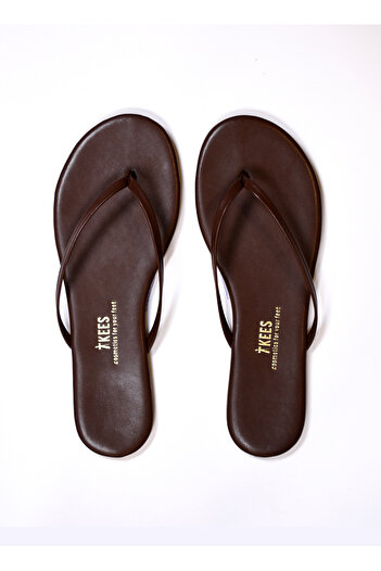 Tkees Classic Flip Flops Brown Women's Slippers