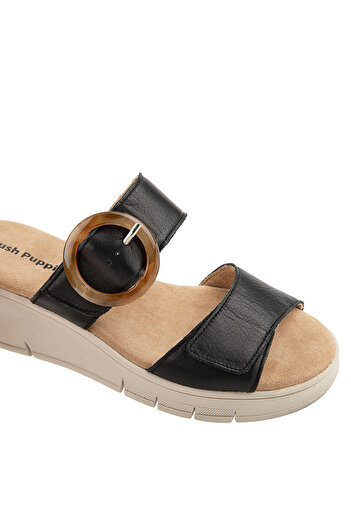Hush Puppies Papuci de damă Pigem cu talpă anatomică din piele naturală