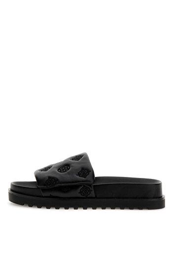 Guess Black Women's Slippers Fljfa2Ele19-Black