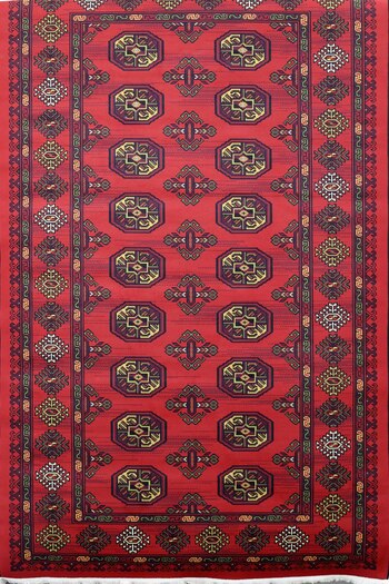 Alkaffary Carpet Bashayer,a Traditional Rug inspired by Arab Heritage, seating rug for indoors & outdoors, Red