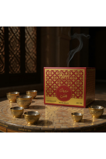 ALEEF Royal Majlis Premium Muattar, – 100% Natural Agarwood Chips Infused with Fragrance Oil