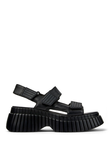 CAMPER Black Leather Women's Sandals K201511-005