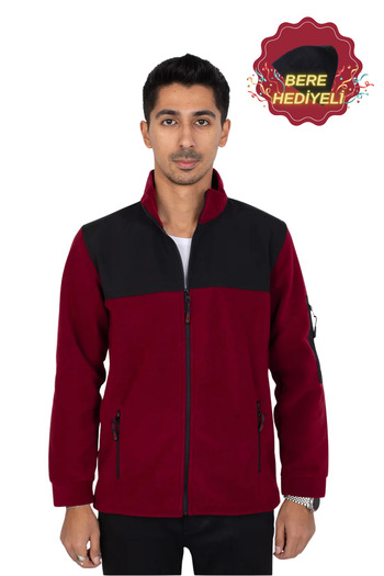 VEGA Claret Red Three Pocket 280 Gram Universal Softshell Fleece