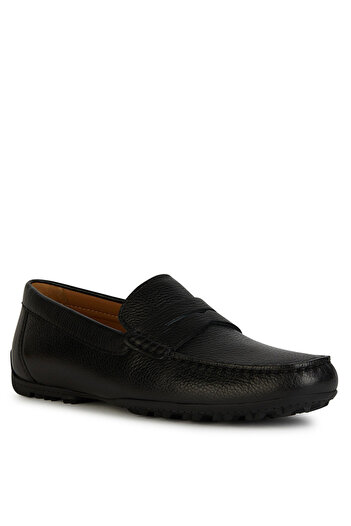 Geox Leather Black Men's Casual Shoes U Kosmopolis + B