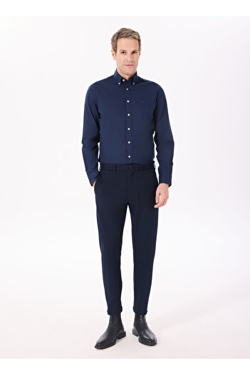 Hackett Slim Fit Gömlek Yaka Lacivert Erkek Gömlek HM3010028