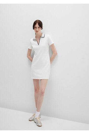 Mavi White Polo Dress 1310775-70057
