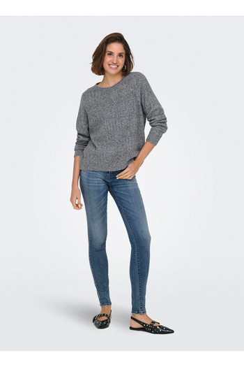 ONLY High Waist Slim Fit Slim Leg Jeans - Cotton Blend Jeans 15332036