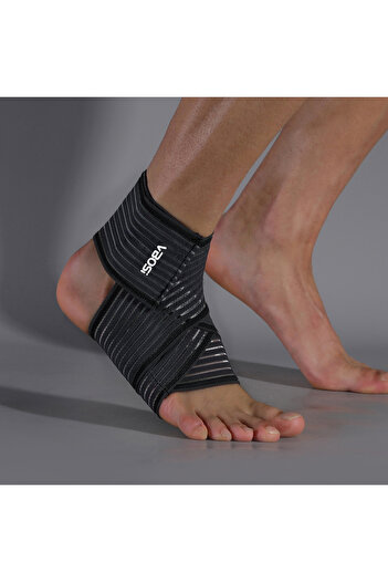 Choice One size 99-220lbs Gray 1 Pc Adjustable Compression Ankle Support Braces Wraps for Sports Protection