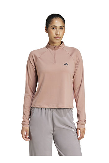 adidas Παιδικό ροζ φούτερ Tr-es 1/4zip Jp1822