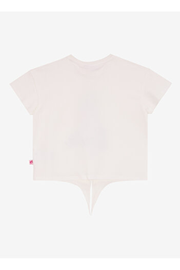 Barbie Baskılı Ekru Kız Çocuk T-Shirt BRB5SG-TST6429