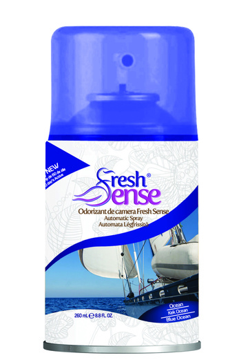 FRESHSENSE Pachet promo 4 bucati - Fresh Sense, odorizant de cameră rezerva, Ocean, 260 ml