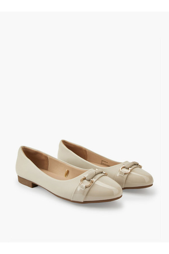 Flora Bella by Shoexpress Metal Accent Ballerina Shoes