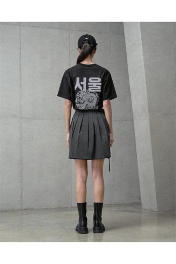 Flaubert - from Birth Tour Printed Cotton Oversize T-Shirt Large Size