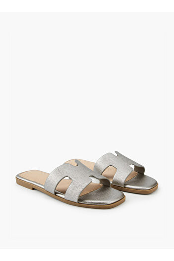 Flora Bella by Shoexpress Textured Slip-On Sandals