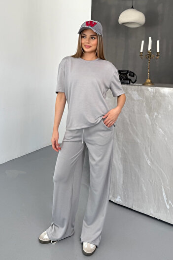Balenbi Women's Modal Fabric Short Sleeve Tracksuit Set 1098
