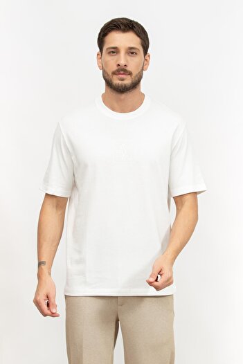 Armani Exchange Men's Cotton Regular Fit T-Shirt - TSHIRT 6DZTLE ZJ9JZ 1116