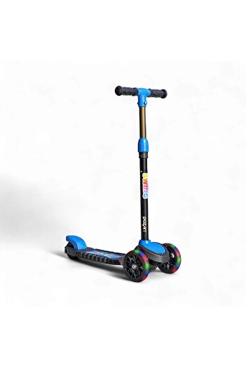 SWİNG SCOOTER 3-Wheeled Led Lighted 3-Stage Children's Scooter with 40 Kilogram Capacity for 3-6 Years Old