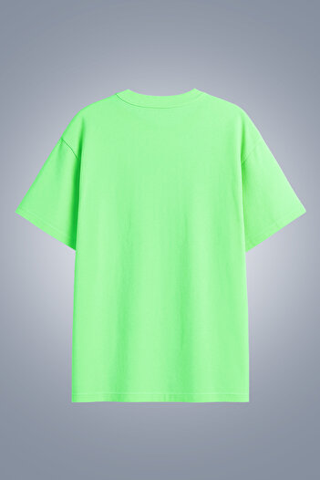 bilcee Women's Green Oversize T-Shirt 4583