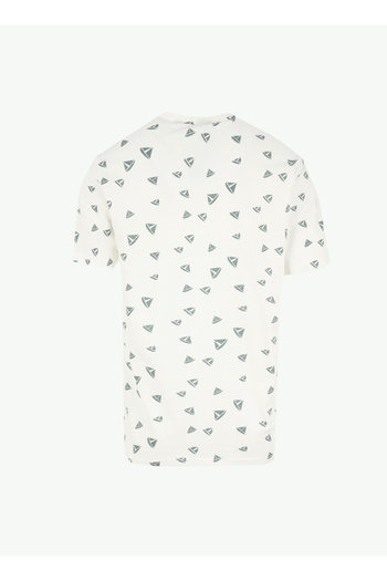 Only & Sons Біла футболка з принтом на комірі для чоловіків ONSKENDALL SS Tee