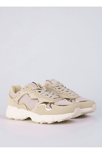 Fabrika Bej-Altın Kadın Sneaker MARTIN