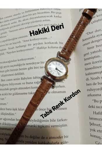 Ricardo New Model Women's Wristwatch Stylish Model Taba Color Genuine Leather Band Bb0057