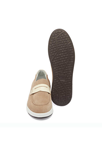 Tergan Vizon Hakiki Süet Deri Erkek Loafer - E24I1AY56786-A02