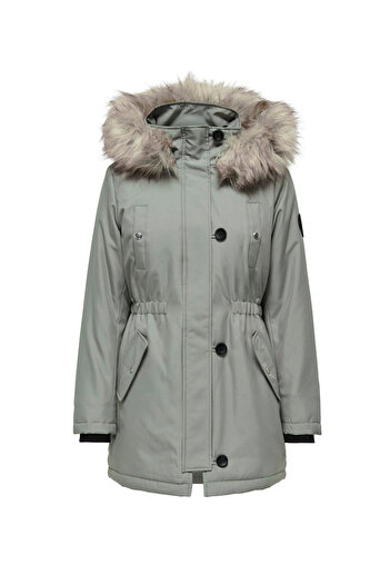 ONLY Hooded Green Women's Parka 15304625