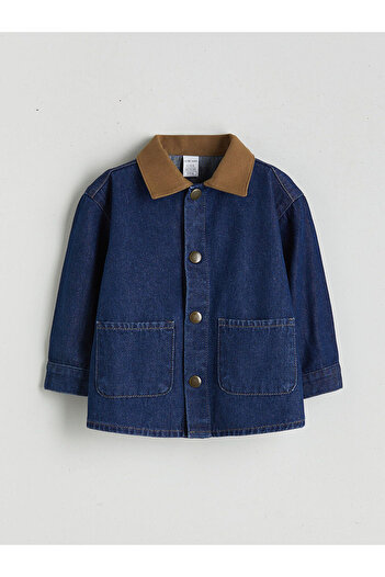 LC Waikiki Shirt Collar Baby Boy Jean Jacket
