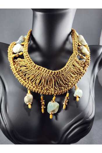 birtarz Custom Design Aquamarine Choker