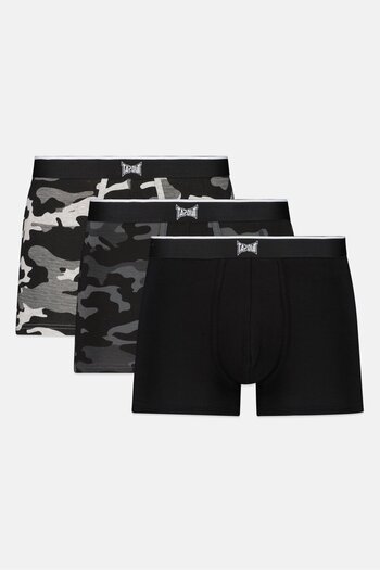 Tapout Men 3 Pieces Camouflage Boxer Briefs, Multicolor