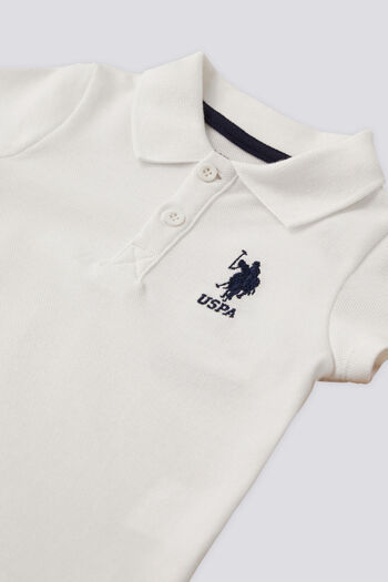 U.S. Polo Assn. Licensed Collar Cream Baby Boy Set