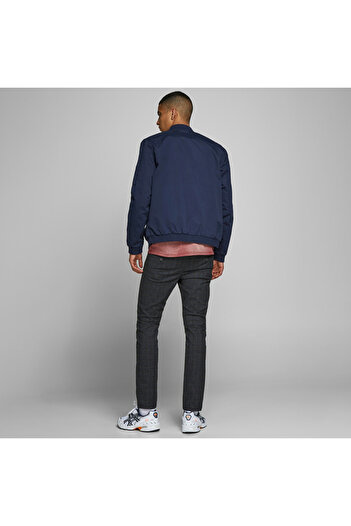 Jack & Jones Men's Zippered Bomber Jacket