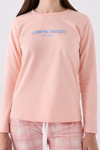 Pierre Cardin Kadın Pembe Uzun Kol Pijama Takım