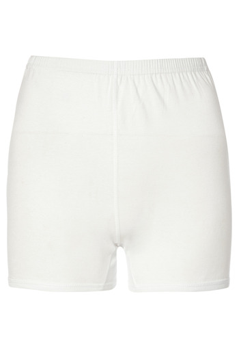 TOLIN White 100% Cotton Women's Short Tights - 427
