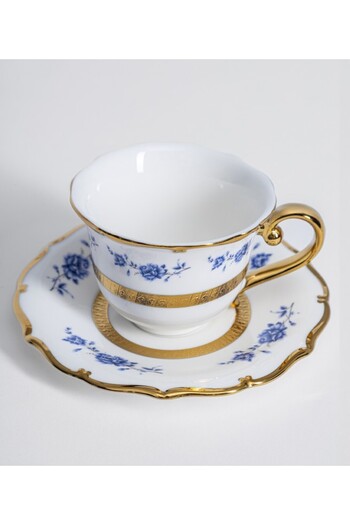 Maxx Doria Majestic Azure 6-Person 12-Piece Coffee Cup Set