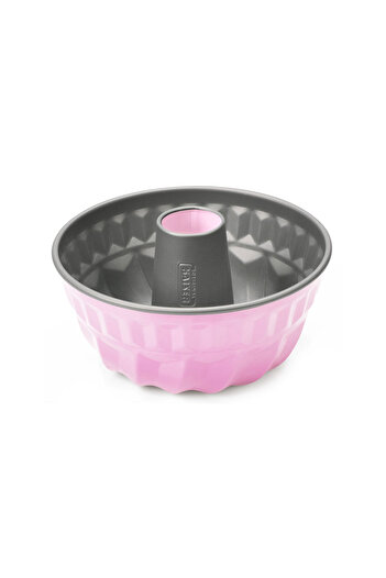KAISER Color Piped Cake Mold Pink 22 Cm