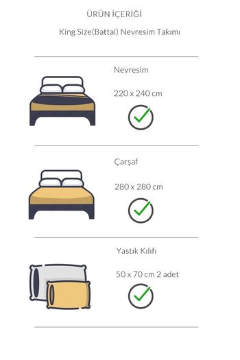 VAROL Cotton Satin King Size (King Size) Duvet Cover Set - White