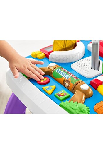FISHER PRICE Fisher-Price Eğitici Köpekçiğin Aktivite Masası (TR-ING) DRH44
