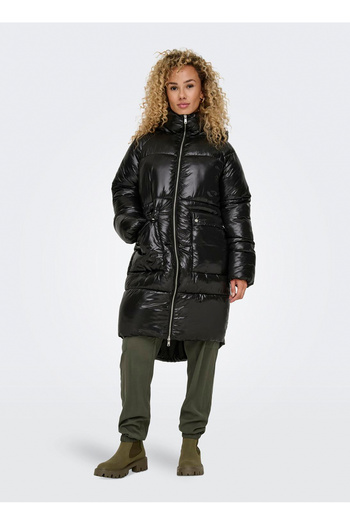 ONLY Palton negru de damă ONLSKY OVERSIZED PUFFER COAT CC OTW