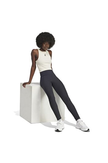adidas ESS HW LEGGINGS Kadın Siyah Tayt IY9645