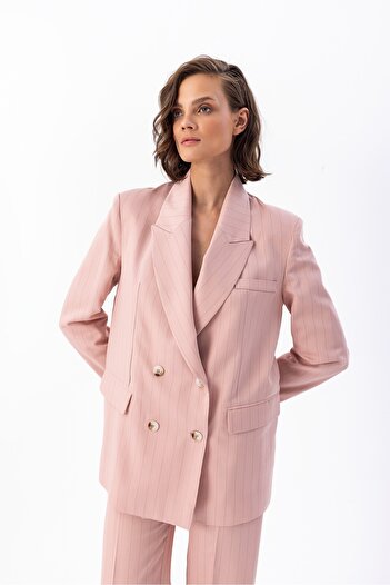 Berr-ın Oversize Striped Blazer Jacket 1106